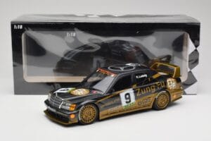 Mercedes 190E 2.5-16 EVO II W201 #9 Zung Fu K. Ludwig Guia Race Macau 1991 Minichamps 1:18 155913609 Metal — zdjęcie 6 z 6