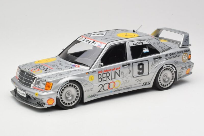 Mercedes 190E 2.5-16 EVO II W201 #9 Zung Fu K. Ludwig Guia Race Macau 1992 Minichamps 1:18 155923609 Metal