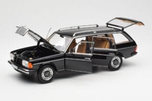 Mercedes 200 T S123 Czarny Norev 1:18 183735 Metal — zdjęcie 2 z 8