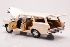 Mercedes 200 Universal W110 Kremowy Norev 1:18 183709 Metal — zdjęcie 5 z 8
