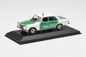 Mercedes 200 W115 Policja Minichamps 1:43 400034090 Metal — zdjęcie 2 z 4