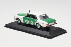 Mercedes 200 W115 Policja Minichamps 1:43 400034090 Metal — zdjęcie 3 z 4