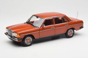 Mercedes 200 W123 English Czerwony Edycja Dealerska Norev 1:18 B66040653 Metal