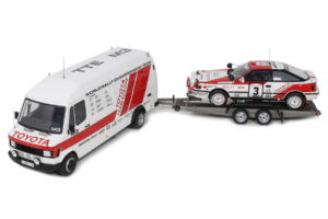 Mercedes 208D + Toyota Celica ST165 Gr.A RAC Safari 1990 Otto 1:18 OT480 Żywica — zdjęcie 4 z 4