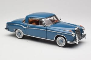 Mercedes 220 SE W128 Niebieski Sun Star 1:18 3561 Metal — zdjęcie 6 z 8