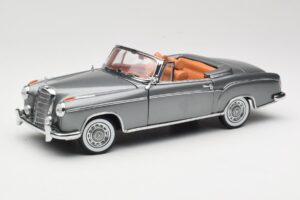 Mercedes 220 SE W128 Kabriolet Grey Metallic Sun Star 1:18 3352-M1 Metal
