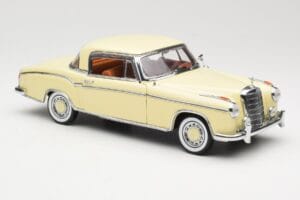 Mercedes 220 SE W128 Coupe Beżowy Sun Star 1:18 3562 Metal — zdjęcie 6 z 8
