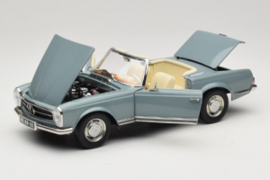 Mercedes 230 SL W113 Horizon Blue Norev 1:18 183992 Metal — zdjęcie 2 z 9