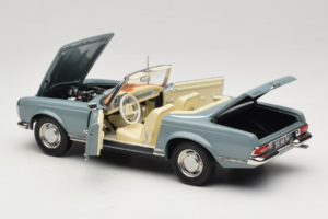 Mercedes 230 SL W113 Horizon Blue Norev 1:18 183992 Metal — zdjęcie 6 z 9