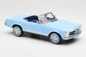 Mercedes 230 SL W113 Pagoda Horizon Niebieski Edycja Dealerska Norev 1:18 B66040633 Metal — zdjęcie 8 z 10
