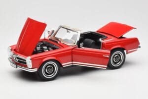 Mercedes 230 SL W113 Pagoda Czerwony Norev 1:18 B660640596 Metal — zdjęcie 2 z 8