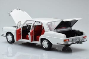 Mercedes 250 SE W108 Biały Edycja Limitowana Norev 1:18 183763 Metal — zdjęcie 5 z 8