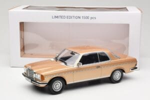 Mercedes 280 CE C123 Złoty Norev 1:18 183587 Metal — zdjęcie 6 z 6