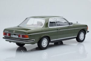 Mercedes 280 CE W123 Coupe Zielony Norev 1:18 183704 Metal — zdjęcie 2 z 6