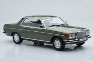 Mercedes 280 CE W123 Coupe Zielony Norev 1:18 183704 Metal — zdjęcie 4 z 6