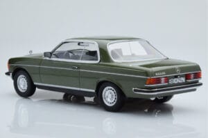 Mercedes 280 CE W123 Coupe Zielony Norev 1:18 183704 Metal — zdjęcie 5 z 6
