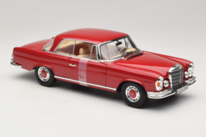 Mercedes 280 SE Coupe Czerwony Norev 1:18 183527 Metal — zdjęcie 4 z 6