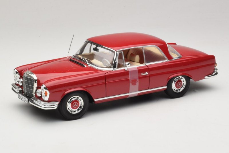 Mercedes 280 SE Coupe Czerwony Norev 1:18 183527 Metal