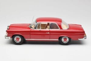 Mercedes 280 SE W108 Czerwony Norev 1:18 193527 Metal — zdjęcie 4 z 8