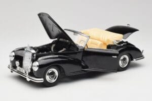 Mercedes 300 S W188 Kabriolet Czarny Tchibo 1:18 36782 Metal — zdjęcie 2 z 8