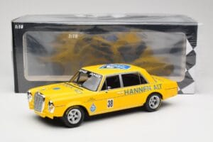 Mercedes 300 SEL 6.8 W109 #38 H. Heyer Season Finale Hockenheim 1971 Minichamps 1:18 155713438 Metal — zdjęcie 6 z 6