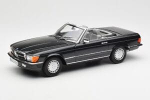 Mercedes 300 SL R107 Czarny Pearl Edycja Dealerska Norev 1:18 B66040678 Metal