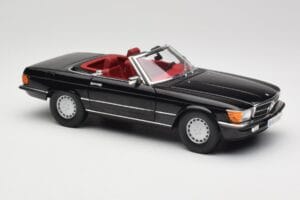 Mercedes 300 SL R107 Czarny Norev 1:18 183511 Metal — zdjęcie 6 z 8