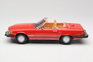 Mercedes 300 SL R107 Czerwony Norev 1:18 B66040623 Metal — zdjęcie 4 z 8