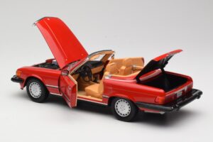 Mercedes 300 SL R107 Czerwony Norev 1:18 B66040623 Metal — zdjęcie 5 z 8