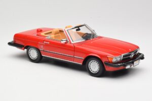 Mercedes 300 SL R107 Czerwony Norev 1:18 B66040623 Metal — zdjęcie 6 z 8