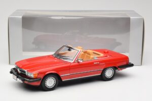 Mercedes 300 SL R107 Czerwony Norev 1:18 B66040623 Metal — zdjęcie 8 z 8