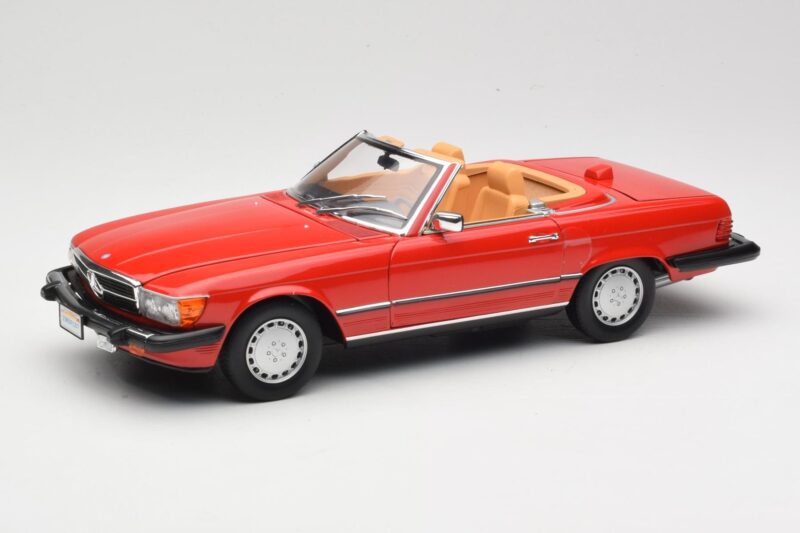 Mercedes 300 SL R107 Czerwony Norev 1:18 B66040623 Metal