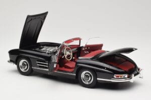 Mercedes 300 SL W198 Roadster Czarny Minichamps 1:18 180039036 Metal — zdjęcie 5 z 8