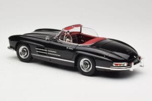 Mercedes 300 SL W198 Roadster Czarny Minichamps 1:18 180039036 Metal — zdjęcie 7 z 8
