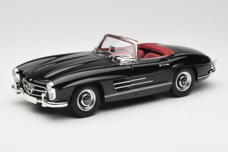 Mercedes 300 SL W198 Roadster Czarny Minichamps 1:18 180039036 Metal