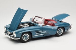 Mercedes 300 SL W198 Roadster Niebieski Minichamps 1:18 180039035 Metal — zdjęcie 2 z 8