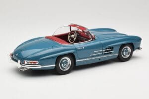 Mercedes 300 SL W198 Roadster Niebieski Minichamps 1:18 180039035 Metal — zdjęcie 3 z 8