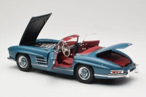 Mercedes 300 SL W198 Roadster Niebieski Minichamps 1:18 180039035 Metal — zdjęcie 5 z 8