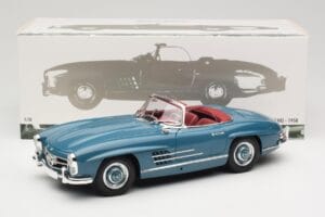 Mercedes 300 SL W198 Roadster Niebieski Minichamps 1:18 180039035 Metal — zdjęcie 8 z 8