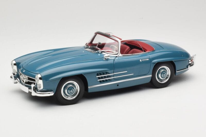 Mercedes 300 SL W198 Roadster Niebieski Minichamps 1:18 180039035 Metal