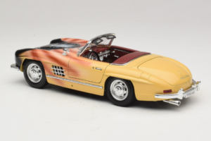Mercedes 300 SL Roadster Rosemarie Muster Edycja Limitowana 18/27 Bburago 1:18 3023-M1 Metal — zdjęcie 7 z 8