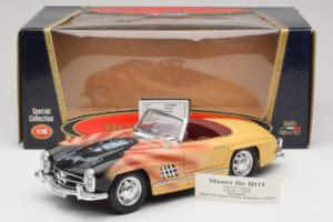 Mercedes 300 SL Roadster Rosemarie Muster Edycja Limitowana 18/27 Bburago 1:18 3023-M1 Metal — zdjęcie 8 z 8