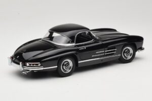 Mercedes 300 SL W198 Roadster With Hardtop Czarny Minichamps 1:18 180039040 Metal — zdjęcie 3 z 8