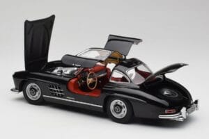 Mercedes 300 SL W198 Czarny Minichamps 1:18 180039004 Metal — zdjęcie 5 z 8