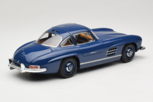 Mercedes 300 SL W198 Niebieski Norev 1:18 183852 Metal — zdjęcie 3 z 8