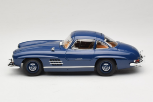 Mercedes 300 SL W198 Niebieski Norev 1:18 183852 Metal — zdjęcie 4 z 8