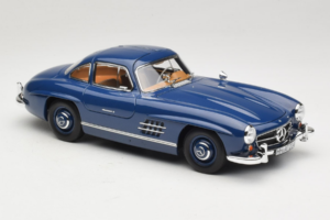 Mercedes 300 SL W198 Niebieski Norev 1:18 183852 Metal — zdjęcie 6 z 8