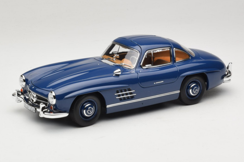 Mercedes 300 SL W198 Niebieski Norev 1:18 183852 Metal