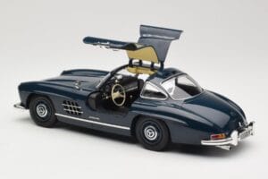 Mercedes 300 SL W198 Gullwing Ciemnoniebieski Minichamps 1:18 110037216 Metal — zdjęcie 5 z 8