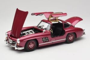Mercedes 300 SL W198 Fire Czerwony Minichamps 1:18 180039008 Metal — zdjęcie 2 z 8